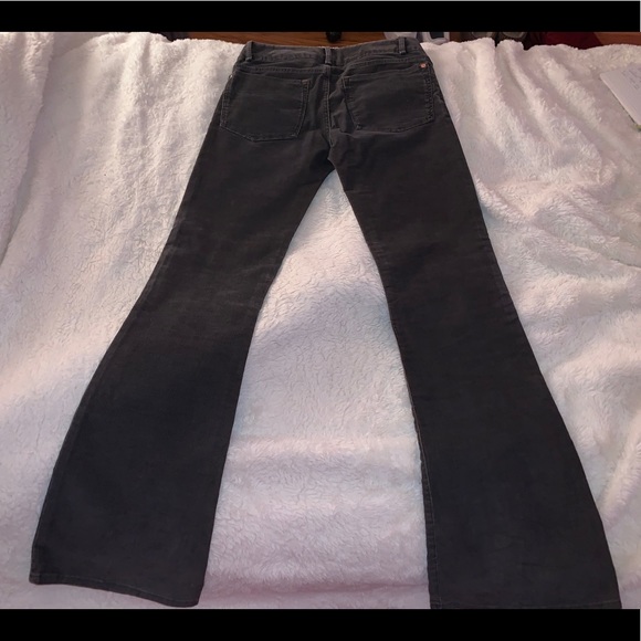 Gap Gray Corduroy Straight-leg Pants - Picture 3 of 4